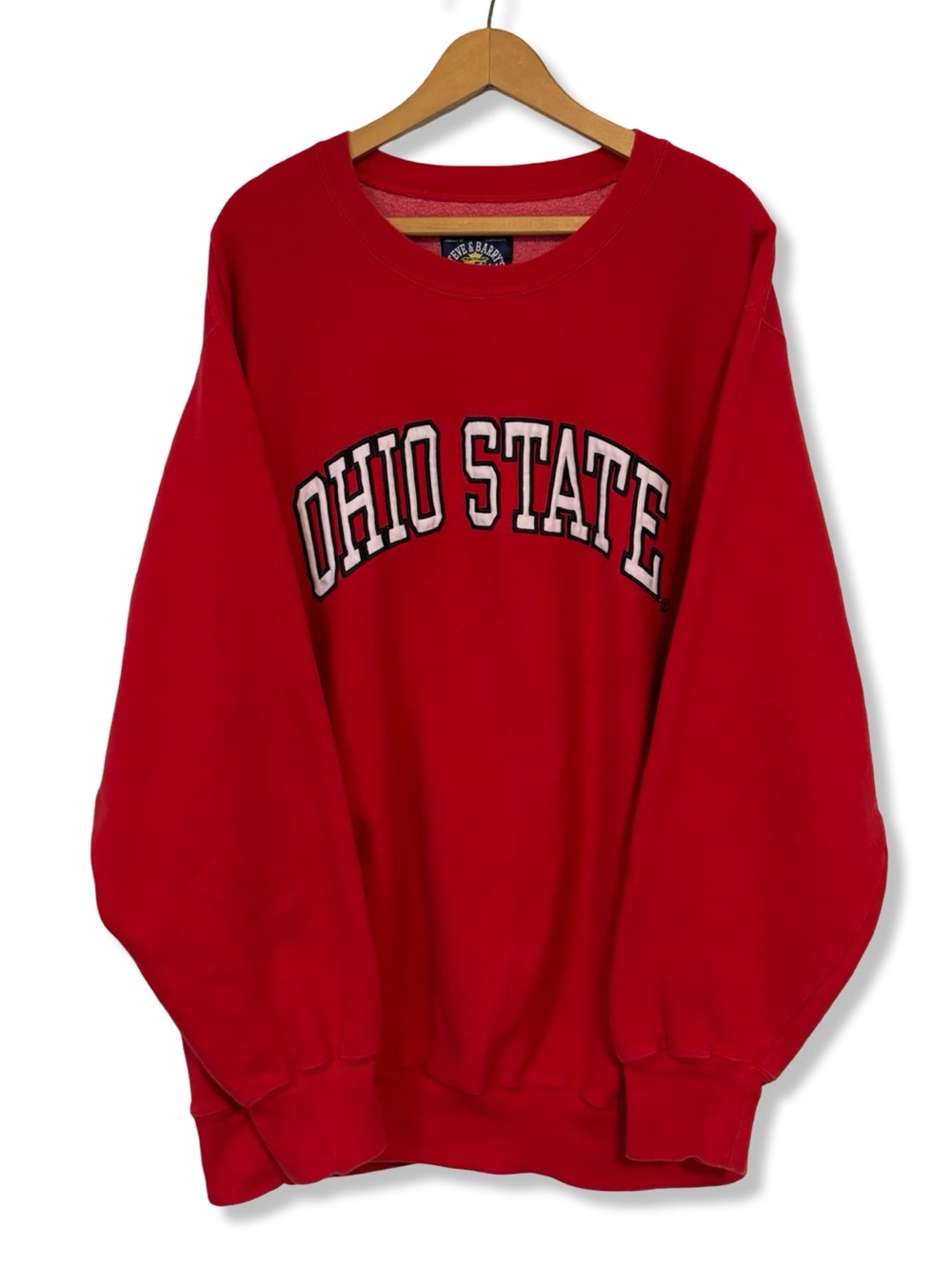 Vintage 90s Ohio State Red Crewneck Sweatshirt